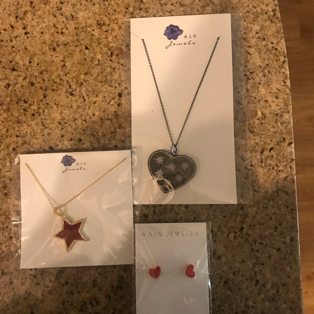 ALV jewels- necklaces and earrings